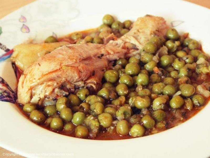 Poulet petit pois