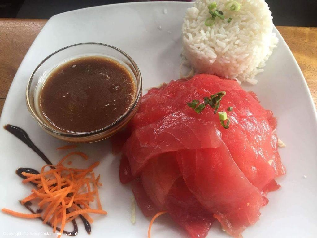 Sauce sashimi