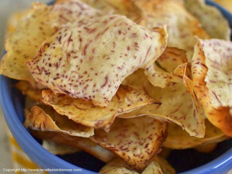 Chips de taro