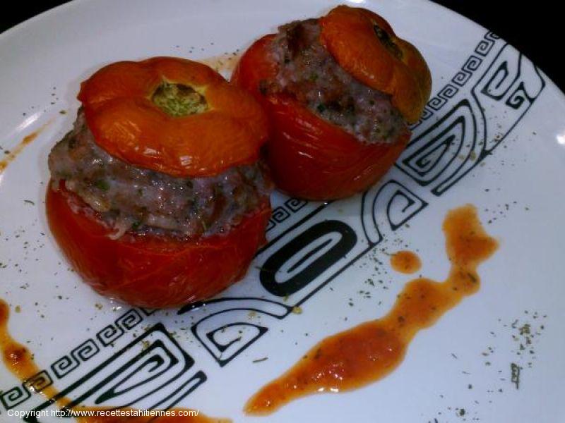 Tomates farcies au four