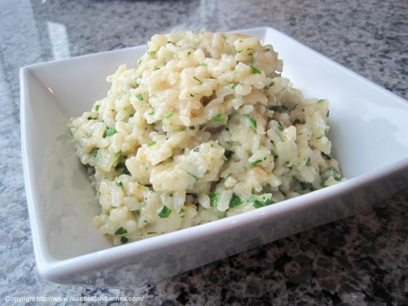 Risotto au lait de coco