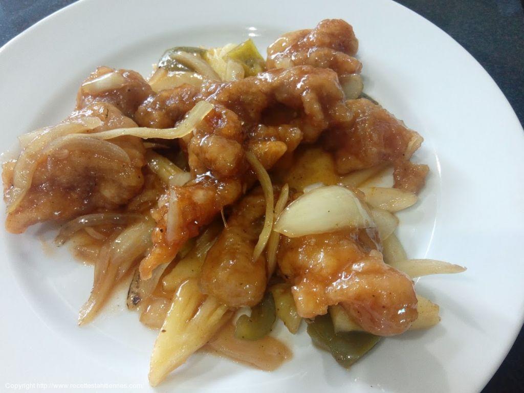 Poulet sauce aigre douce