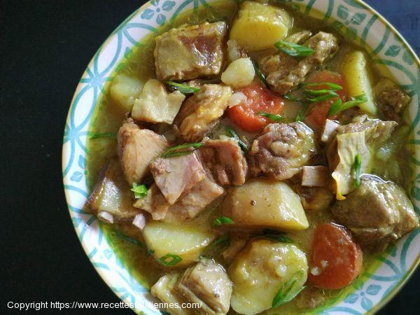 Curry d'agneau au lait de coco