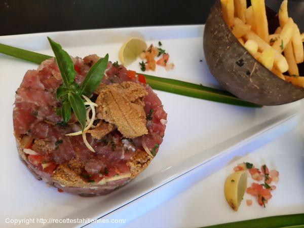 Tartare de thon rouge et Vana